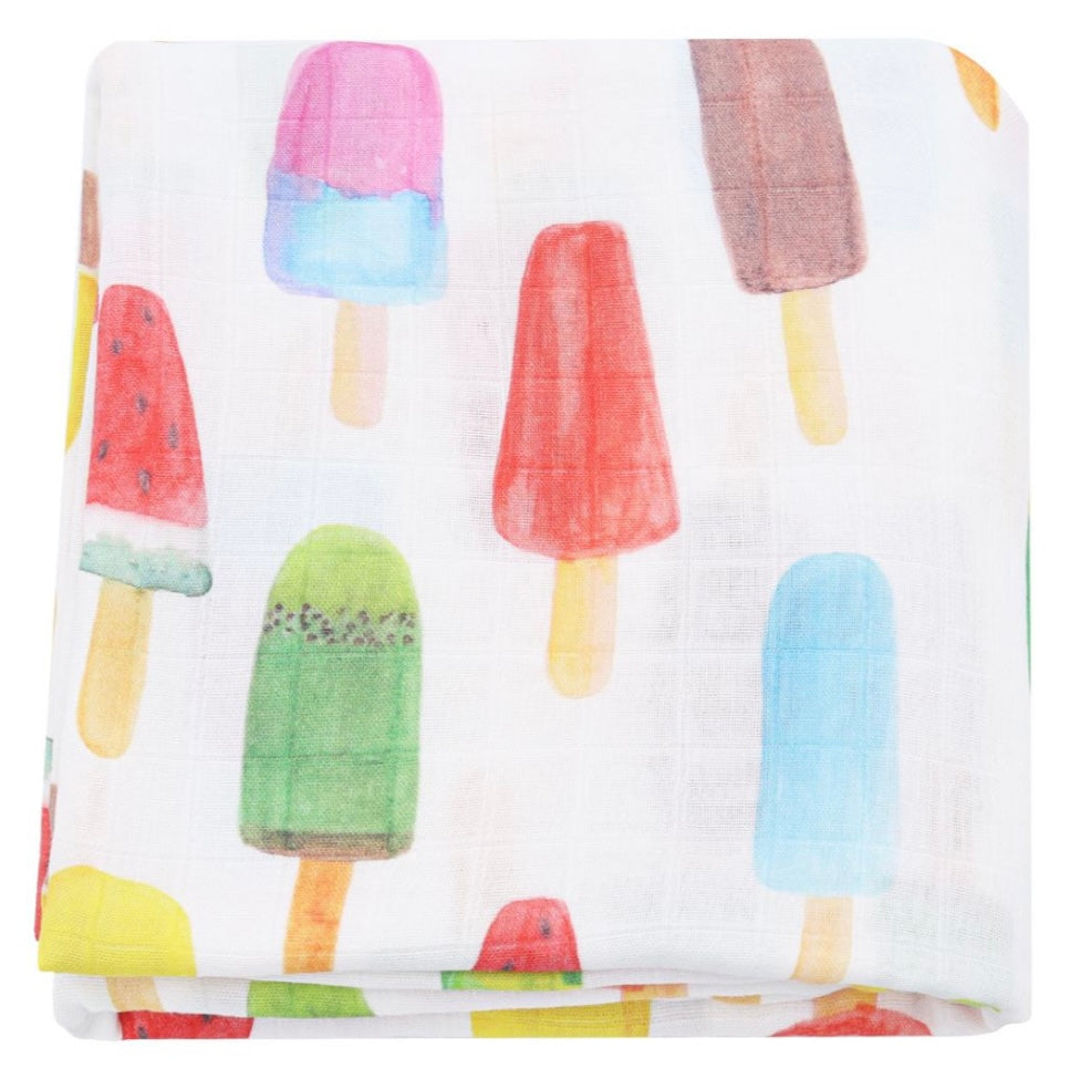 Musselin Decke „ice ice Baby“ 120x120