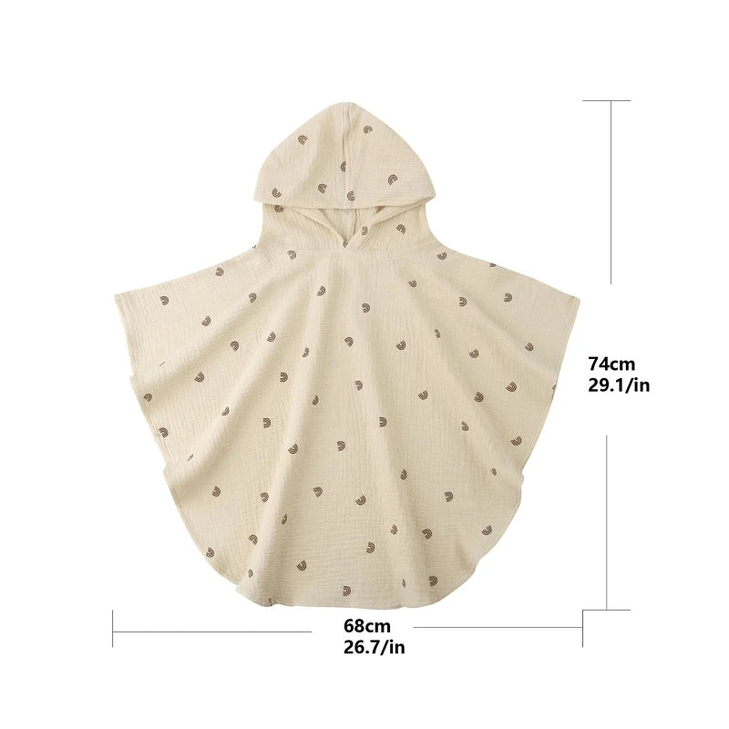 Musselin Poncho