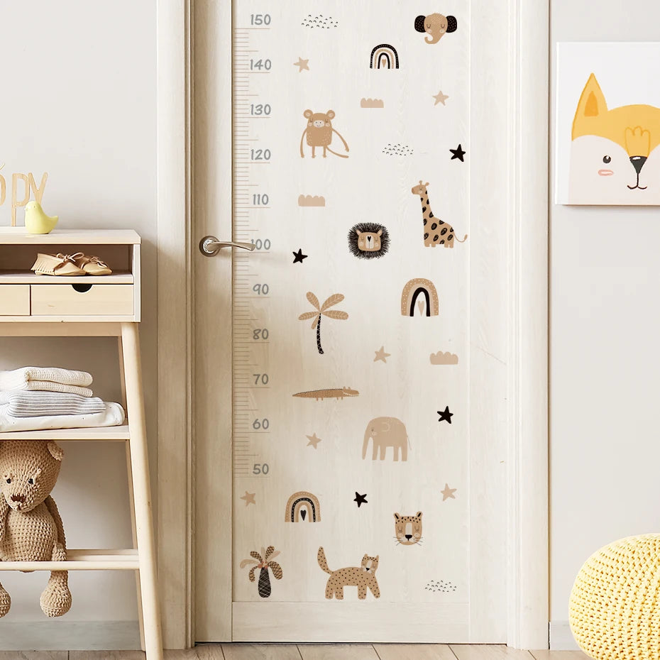 Wandsticker Messlatte