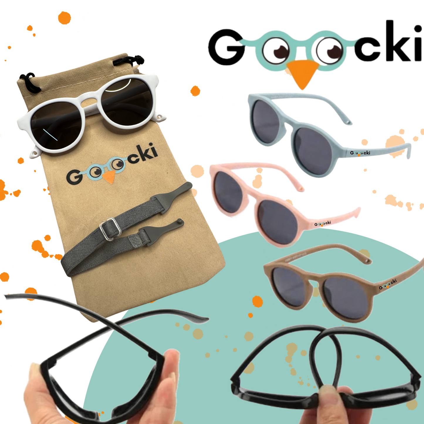 GOOCKI Baby Sonnenbrille  "JOY" 0-3 Jahre