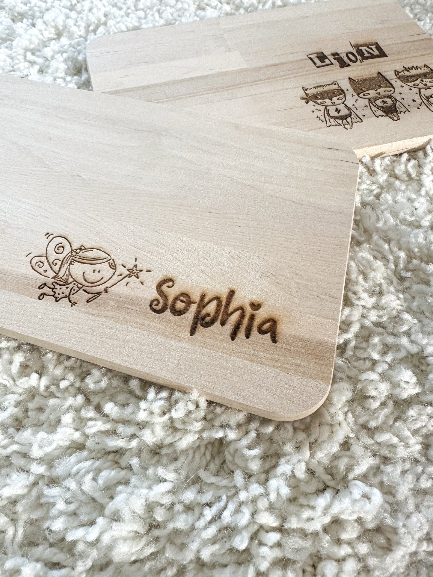 Holzbrettchen personalisiert