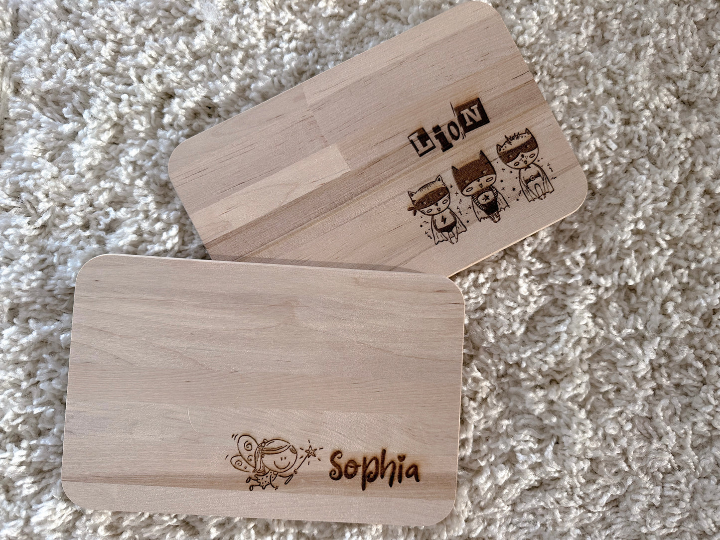 Holzbrettchen personalisiert