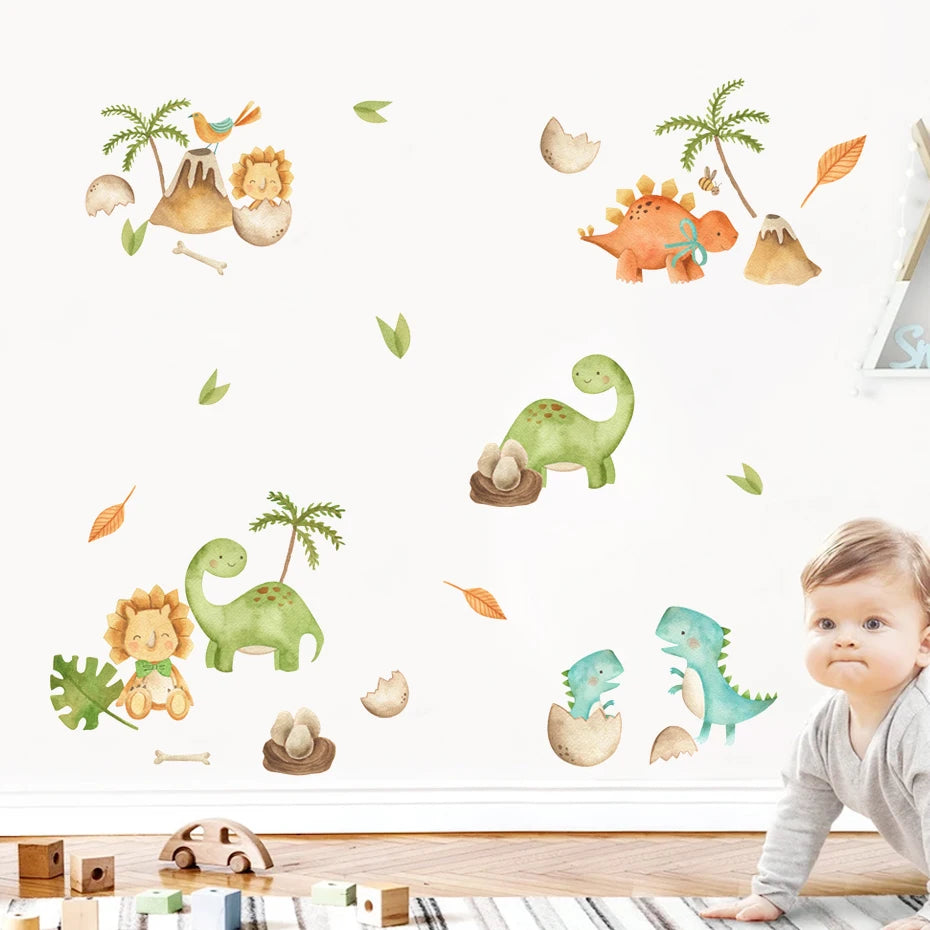 Wandsticker Dino Babys